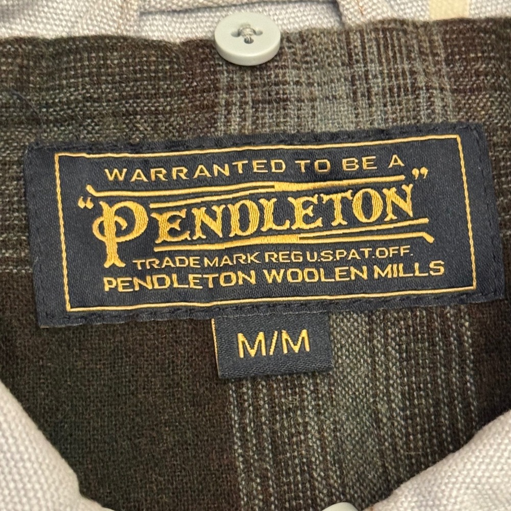 Pendleton Denim Blanket Lined Button Up Coat Wome… - image 5
